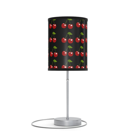 Cherris Lamp with Silver Lamp Stand